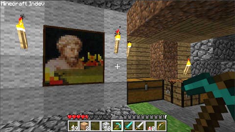 paintings in minecraft, kristoffer zetterstrand